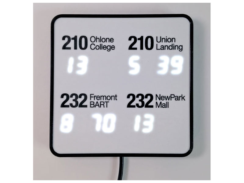 Personalized NextBus ESP8266 Transit Clock