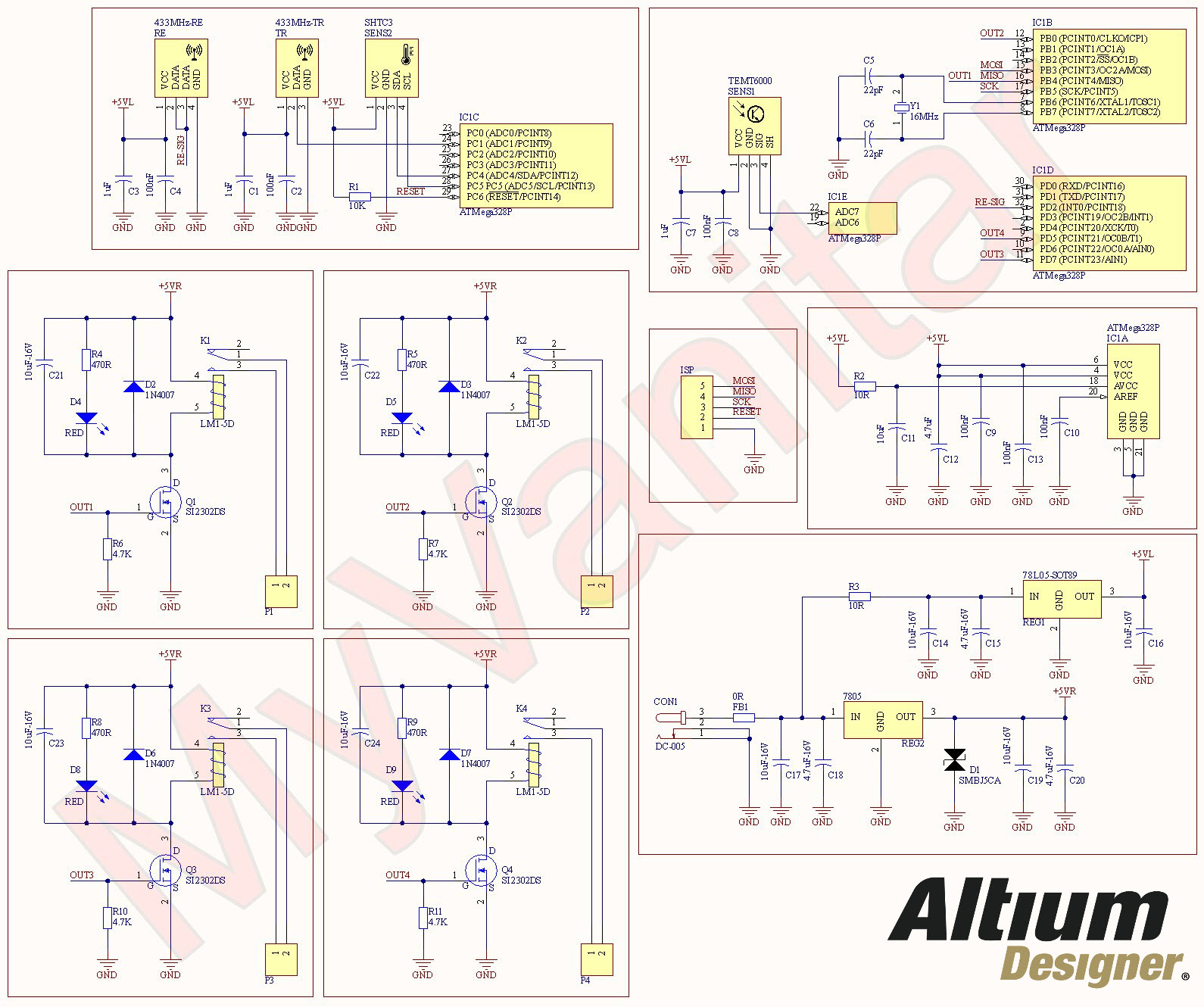 home automation temperature humidity control schematic