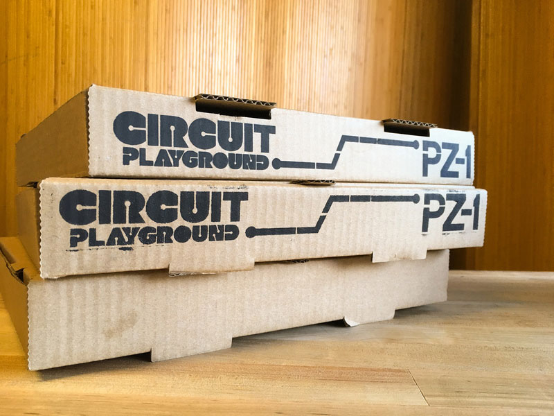 Circuit Playground PZ-1: Pizza Box DJ Controller