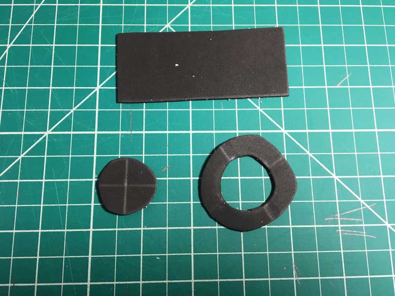 Cut out all components