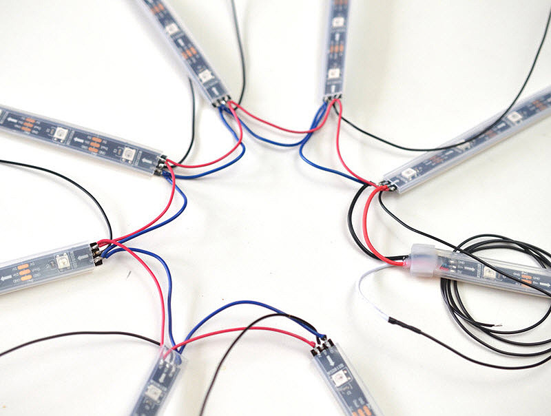 flora-umbrella-strip-solder joints