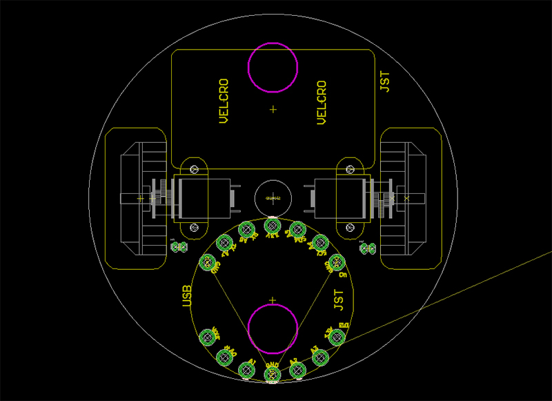 Started sketching a design in EagleCAD PCB software