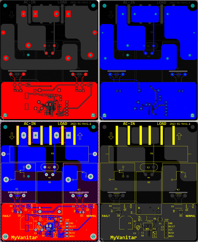 inrush current limiter pcb