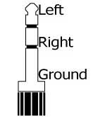 3.5mm stereo audio jack