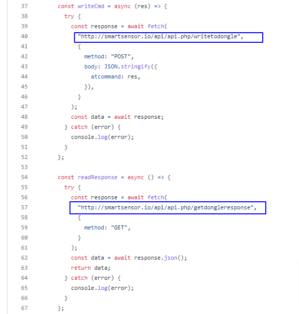 Access BLE data remotely