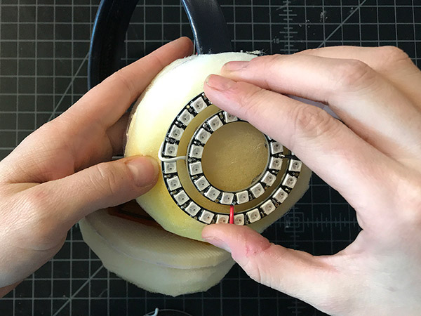 Hot Glue NeoPixel Ring