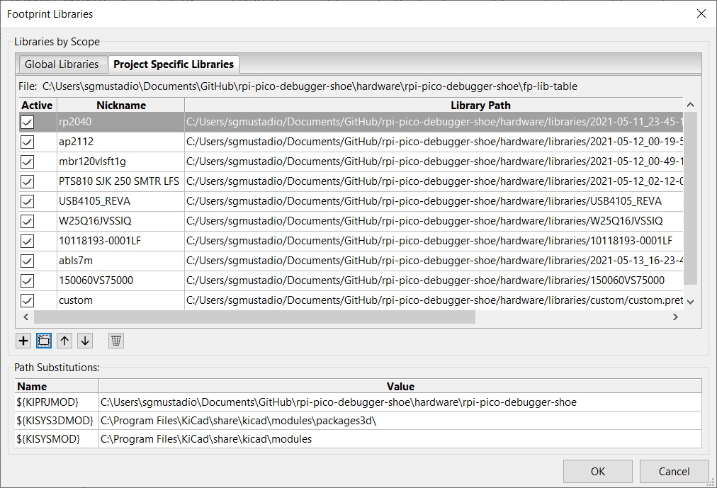 Renaming footprint libraries in KiCad